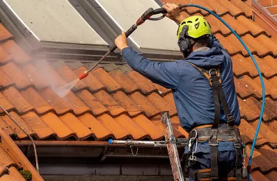 Démoussage et hydrofuge de toiture à Manhoué