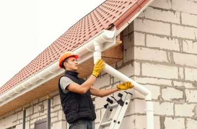 Pose et remplacement de gouttières à Manhoué